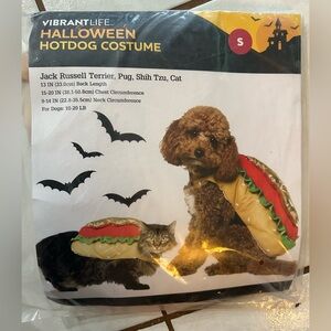 Pet hotdog costume